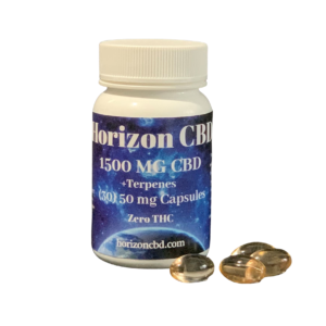 CBD Gel Capsules 30 count 50 MG