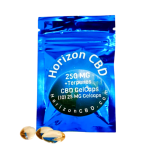 CBD Gel Capsules 10 piece 25 MG